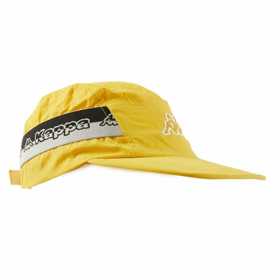 Kappa Logo Tape Drema Cap (Yellow/Grey/Black) 331B63W - Image 2
