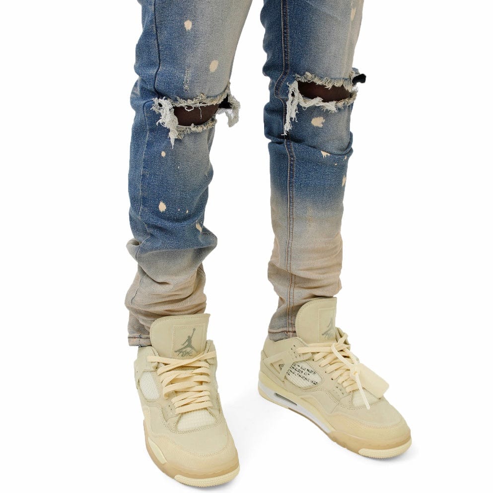 Kdnk Ombre Bleached Jeans (Tinted Blue) KND4431 - Image 2