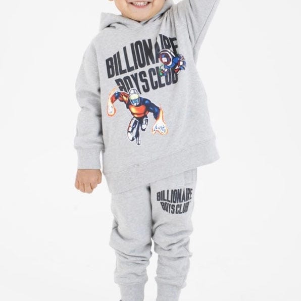 Kids Billionaire Boys Club BB Boom Sweatpants (Heather Grey) 823-1101 - Image 3