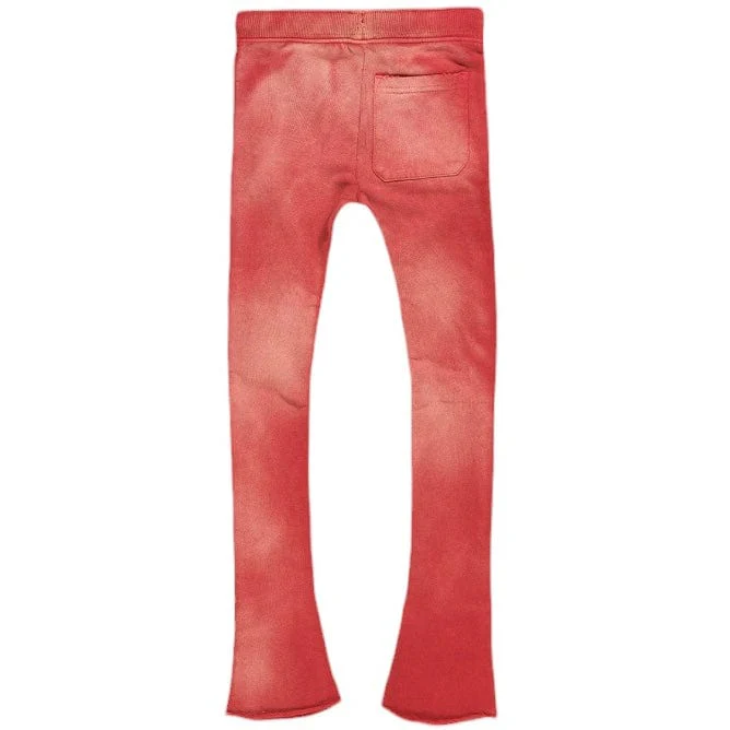 Kids Jordan Craig Afterlife Stacked Sweatpants (Red) 8631LK - Image 2