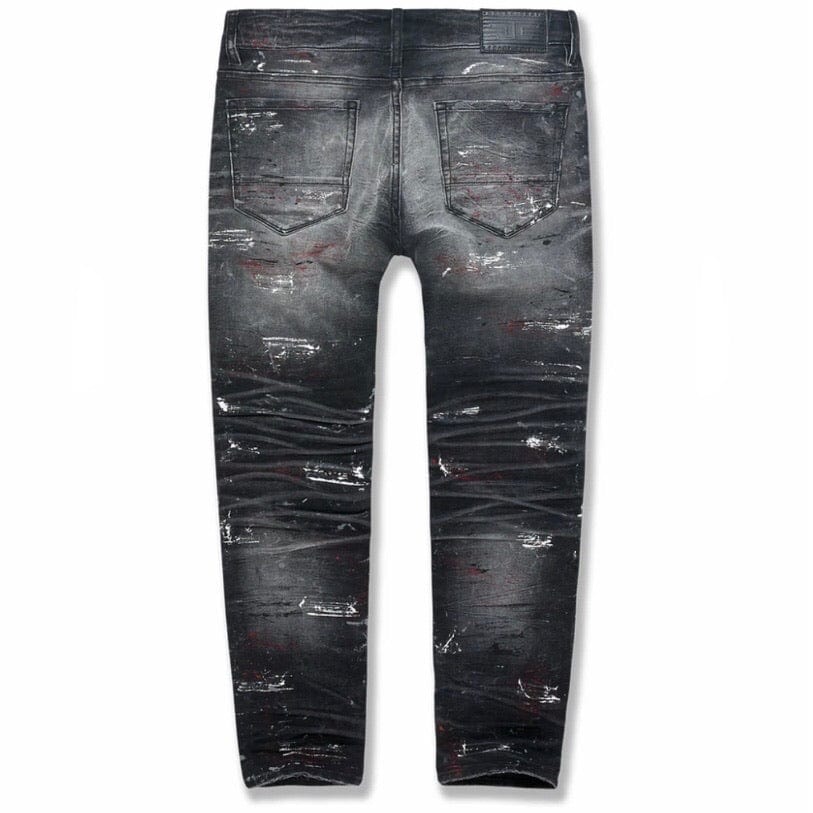 Kids Jordan Craig Avalanche Denim Jeans (Bred) JM3433AB - Image 2