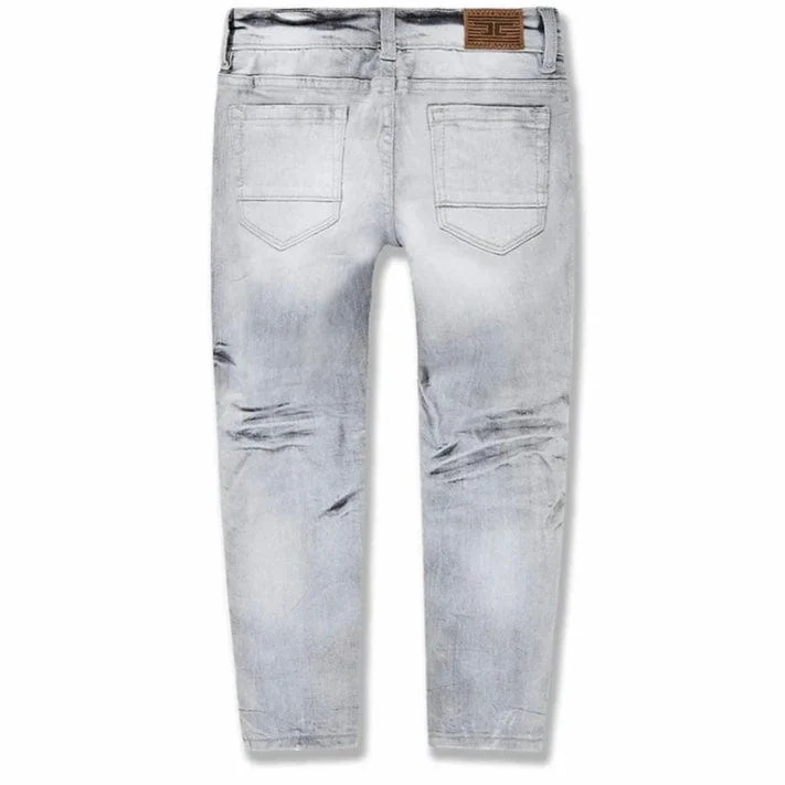 Kids Jordan Craig Bayside Rip & Repair Denim (Cement Wash) JS355RK - Image 2