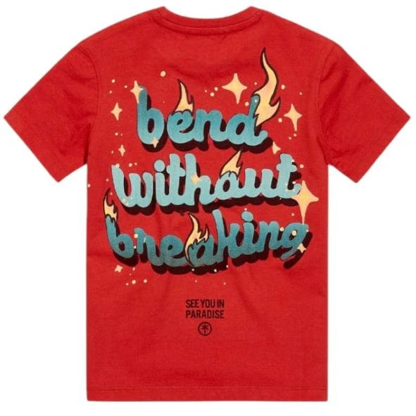 Kids Jordan Craig Bend Without Breaking T Shirt (Red) 9203AK - Image 2