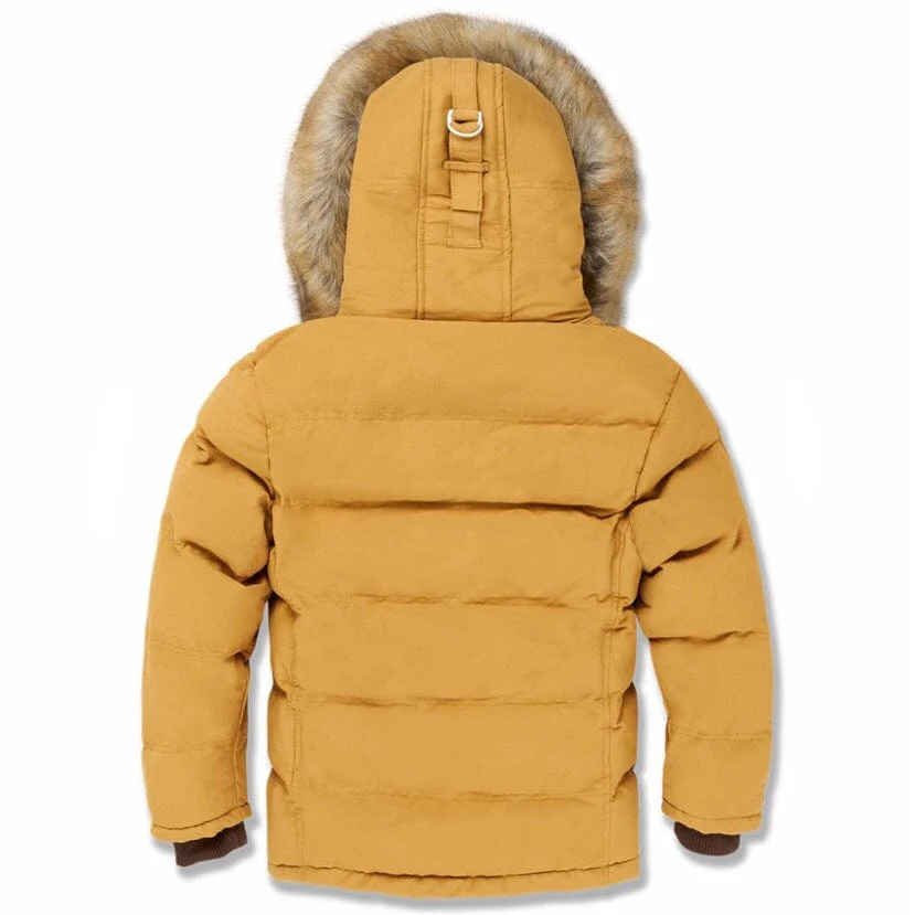 Kids Jordan Craig Bismarck Fur Lined Parka Jacket (Desert) 91537K - Image 2