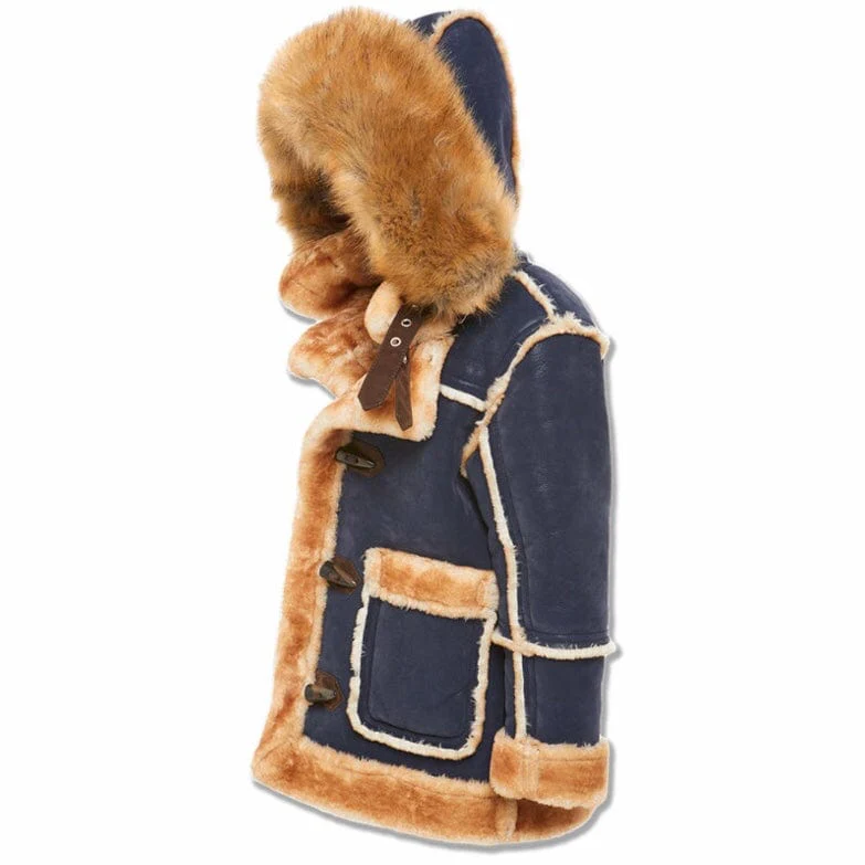 Kids Jordan Craig Denali Shearling Jacket (Navy) - Image 2