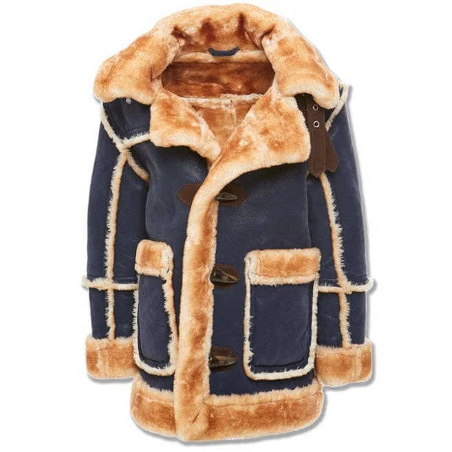 Kids Jordan Craig Denali Shearling Jacket (Navy) - Image 4