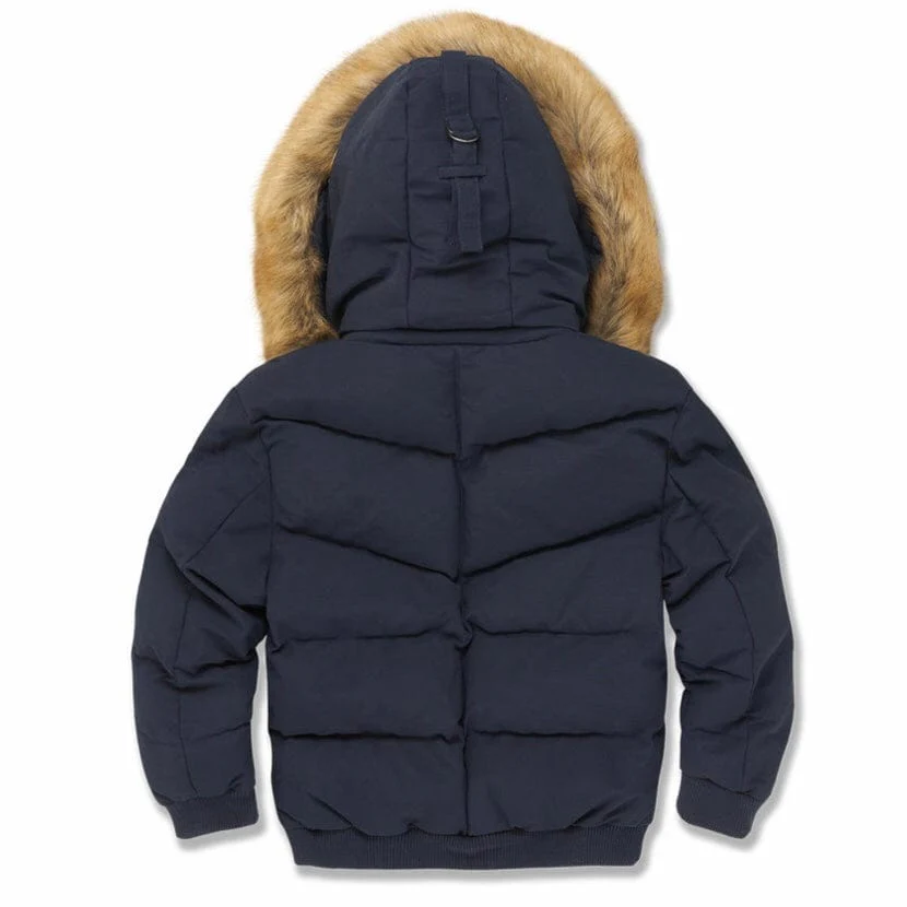 Kids Jordan Craig Hollis Bomber Jacket (Navy) 91541K - Image 2