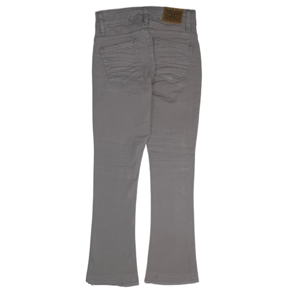 Kids Jordan Craig Martin Stacked Tribeca Twill Pants (Light Grey) JTF956RK - Image 2