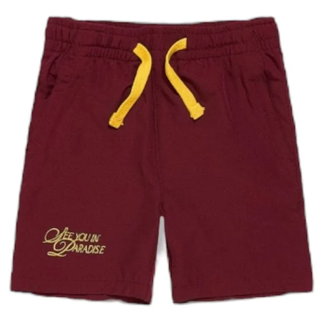 Kids Jordan Craig Oakland Mechanic Short & Shirt Set (Wine) 2061K-2061SK - Image 3