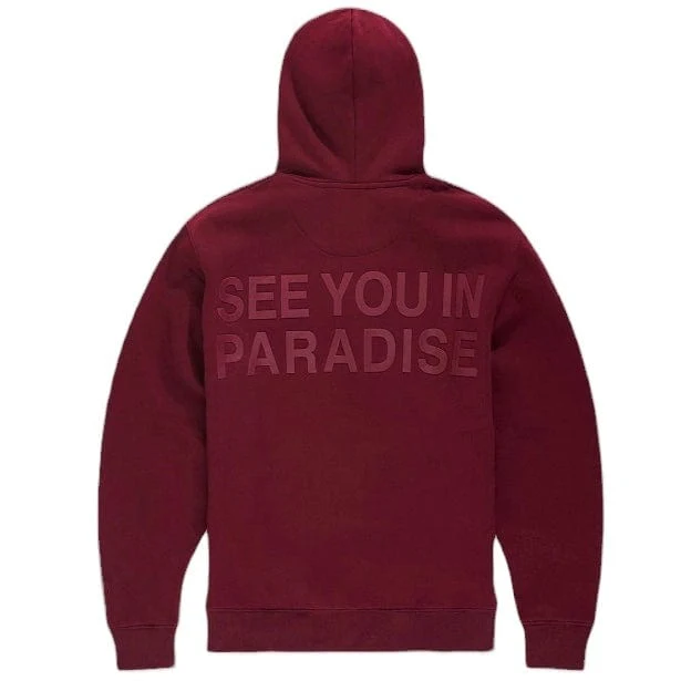 Kids Jordan Craig Paradise Tonal Pullover Hoodie (Wine) 8862HK - Image 2