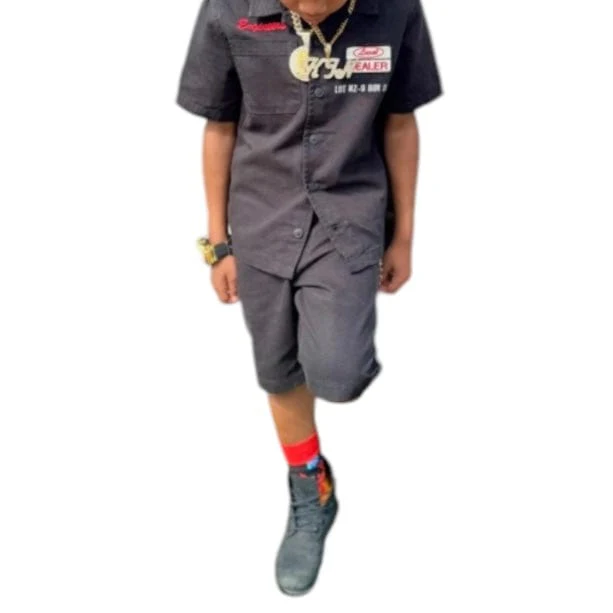 Kids Jordan Craig Re-Up Mechanic Set (Black) - Image 3