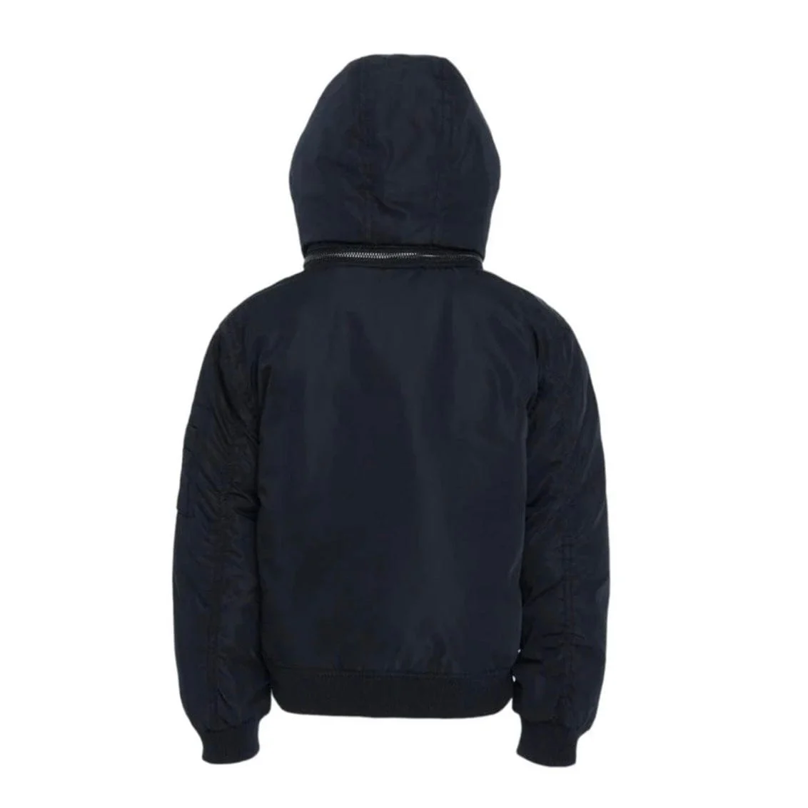 Kids Jordan Craig Squadron Hooded Bomber Jacket (Black) 91610K - Image 2