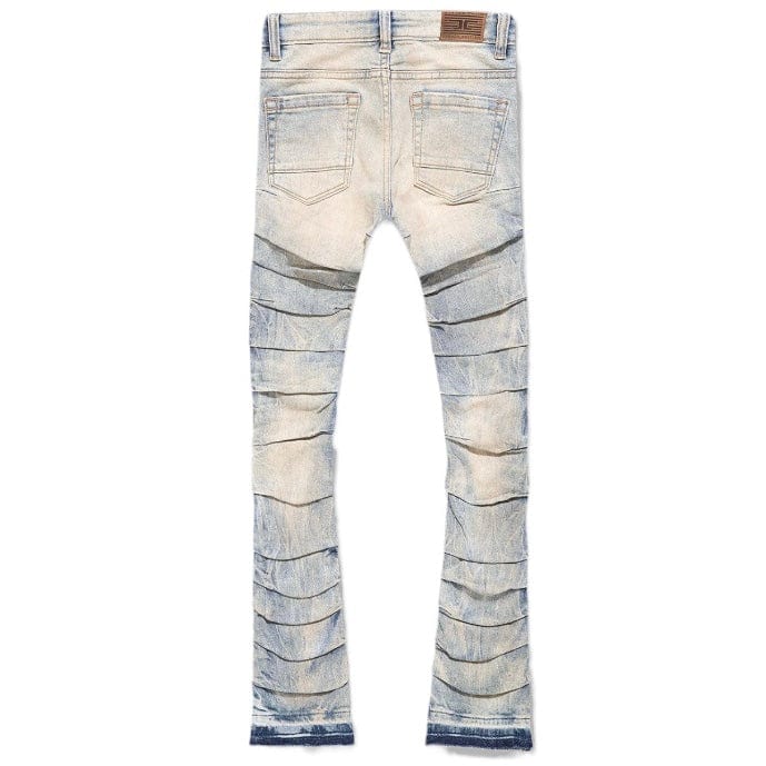 Kids Jordan Craig Stacked Ripple Effect Denim (Antique) JTF1157K - Image 2