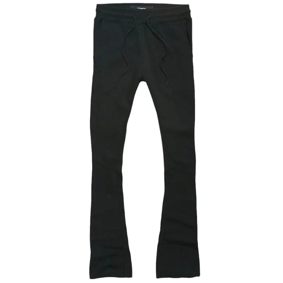 Kids Jordan Craig Uptown Stacked Sweatpants (Black) 8860LK