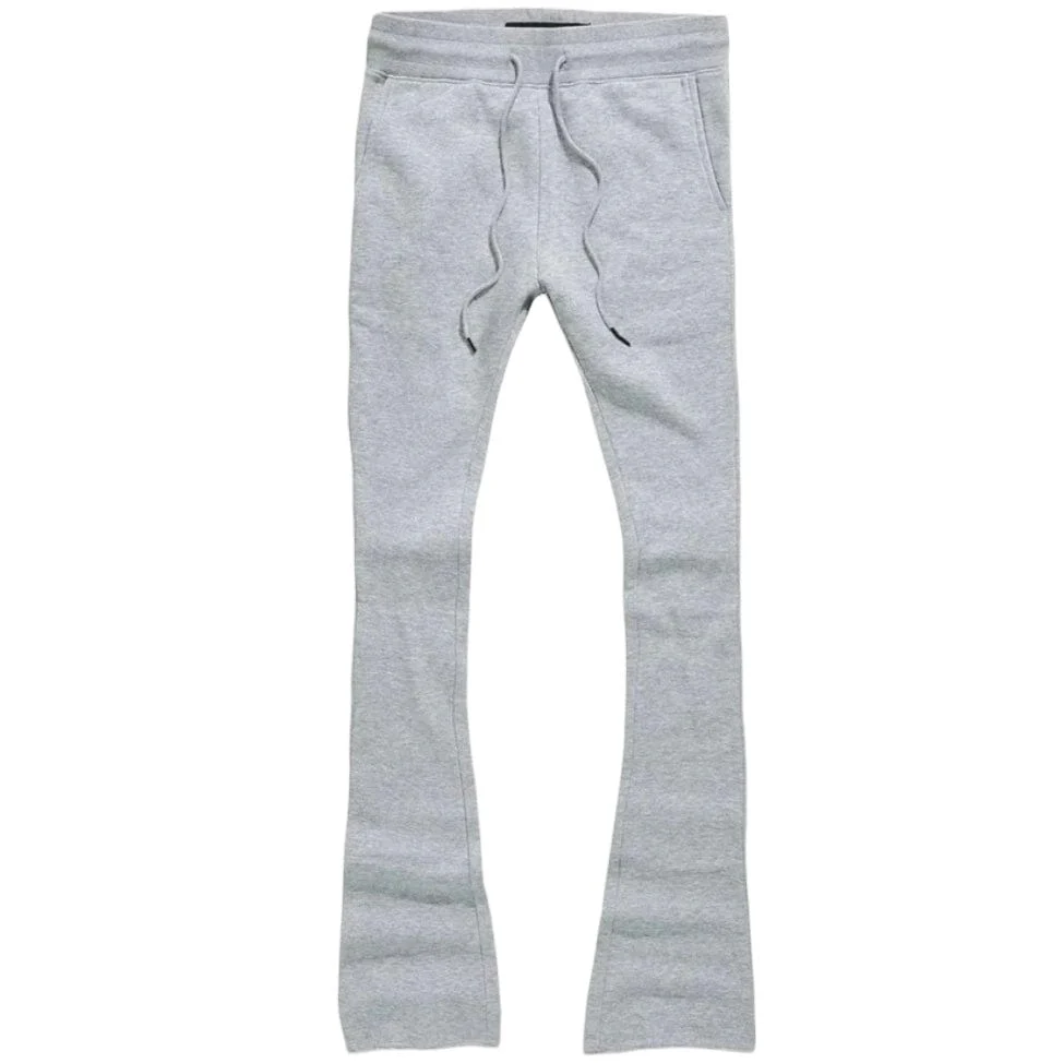 Kids Jordan Craig Uptown Stacked Sweatpants (H/Grey) 8860LK