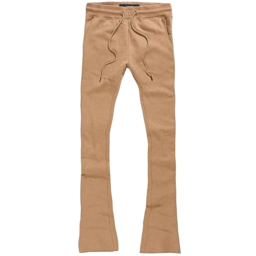 Kids Jordan Craig Uptown Stacked Sweatpants (Mocha) 8860LK