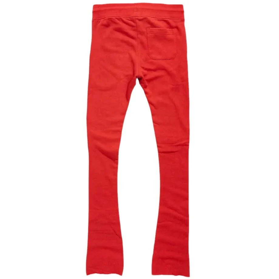 Kids Jordan Craig Uptown Stacked Sweatpants (Red) 8860LK - Image 2