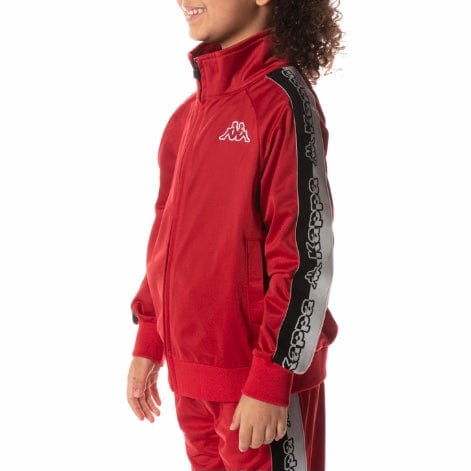 Kids Kappa Logo Tape Dartem Track Jacket (Red) 35184SW - Image 2
