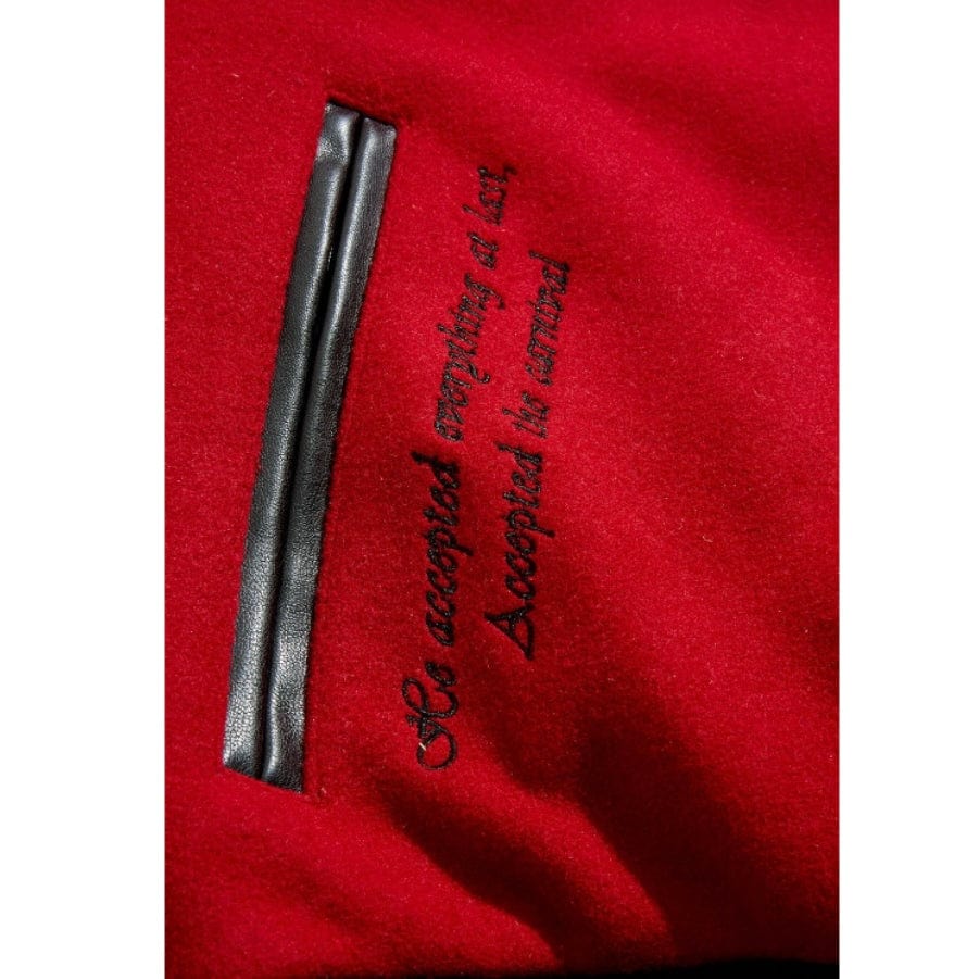 Kids See You In Paradise Smoke & Mirrors Varsity Jacket (Bred) 91667K - Image 5
