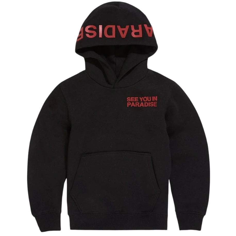 Kids See You In Paradise Tonal Pullover Hoodie (Crimson) 8899HK