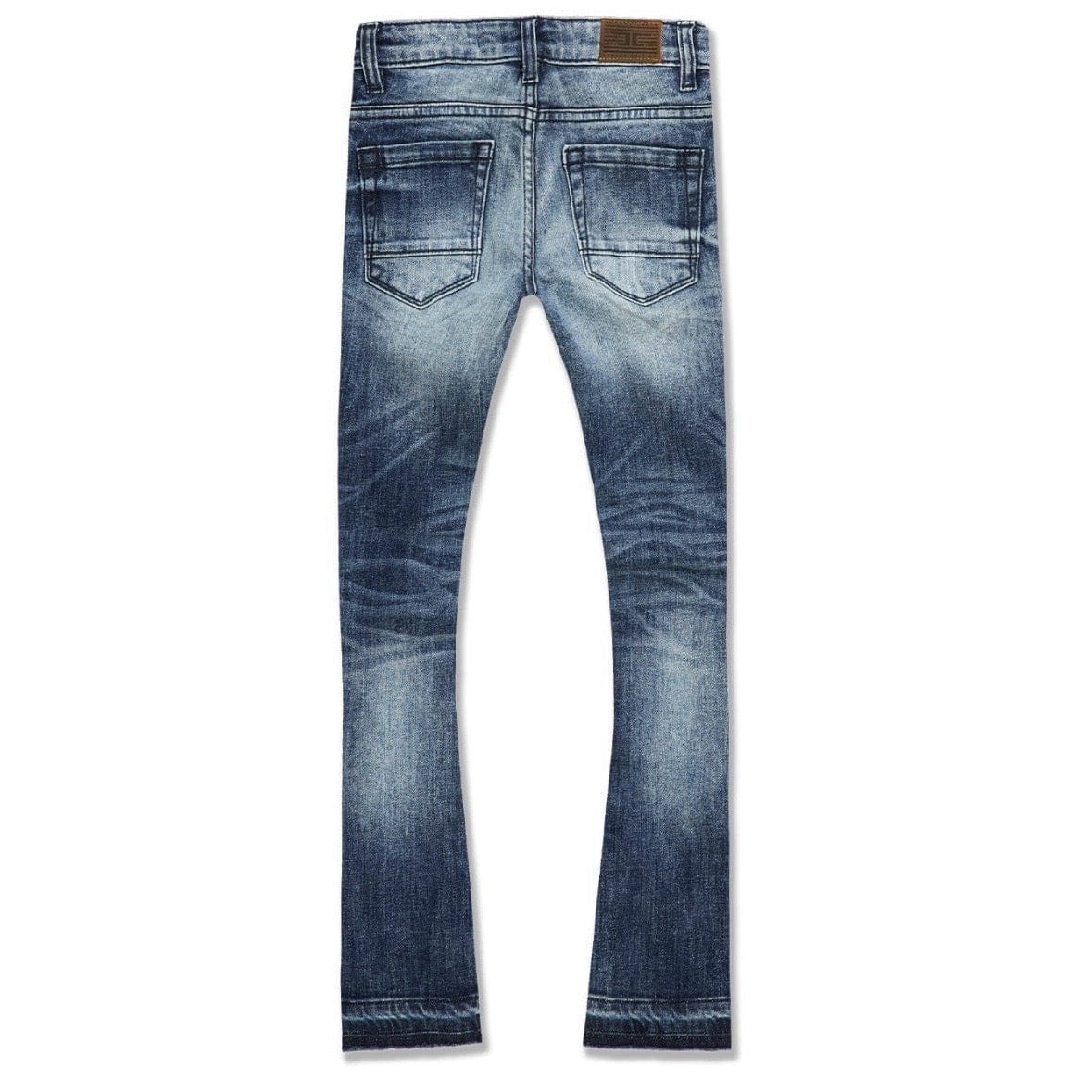Kids Jordan Craig Stacked Slauson Denim (Deep Blue) JTF2311K - Image 2