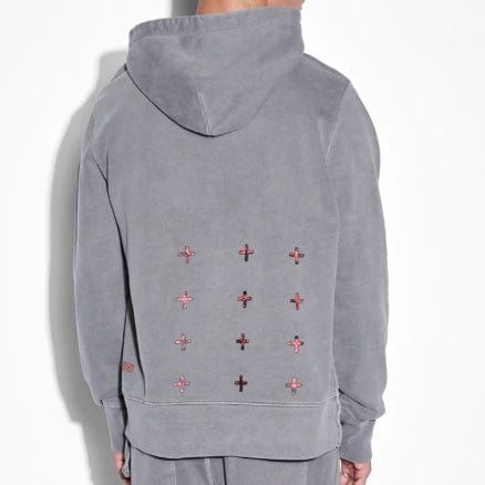 Ksubi Autograph Kash Hoodie (Charcoal Grey) MFA23FL002 - Image 2