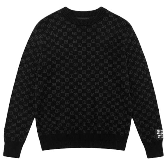 Ksubi Box Knit Crew (Washed Black) MPS25KW002 - Image 3