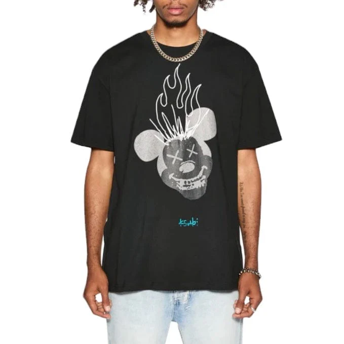Ksubi Burn Biggie SS Tee (Jet Black) MFA24TE008 - Image 3