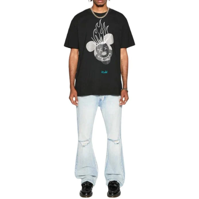 Ksubi Burn Biggie SS Tee (Jet Black) MFA24TE008 - Image 4