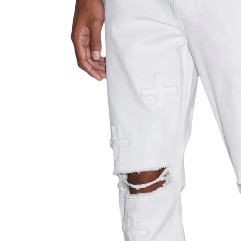 Ksubi Chitch Arktik Kraftwerk Denim (White) MSP24DJ027 - Image 4