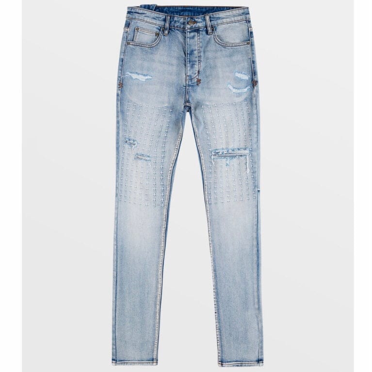 Ksubi Chitch Enjoy Trashed Jean (Light Acid Wash) MPF23DJ033 - Image 7