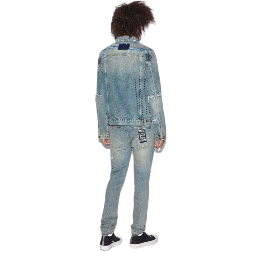 Ksubi Classic Throw Bak Denim Jacket (Indigo Denim) MPS24JK004 - Image 5