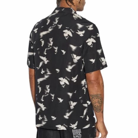 Ksubi Flight Resort Short Sleeve Shirt (Black) MPF24SH004 - Image 3