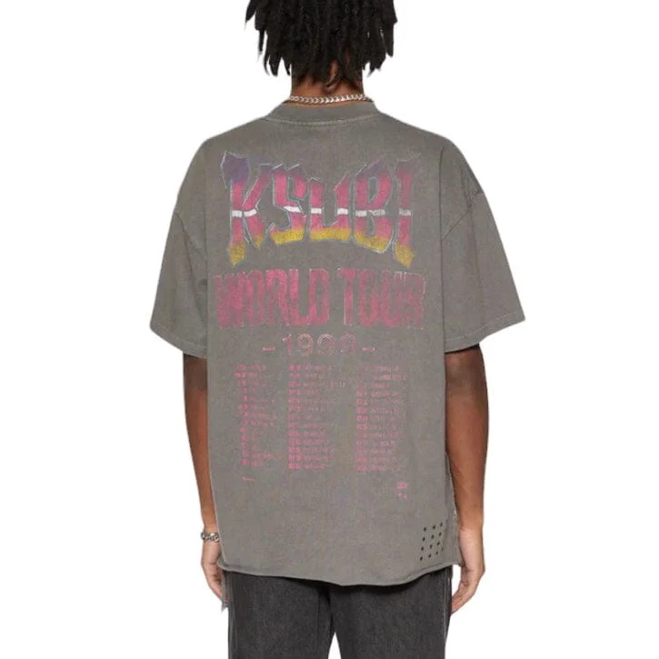 Ksubi Global Ekcess SS Tee (Charcoal) MPS25TE016 - Image 2
