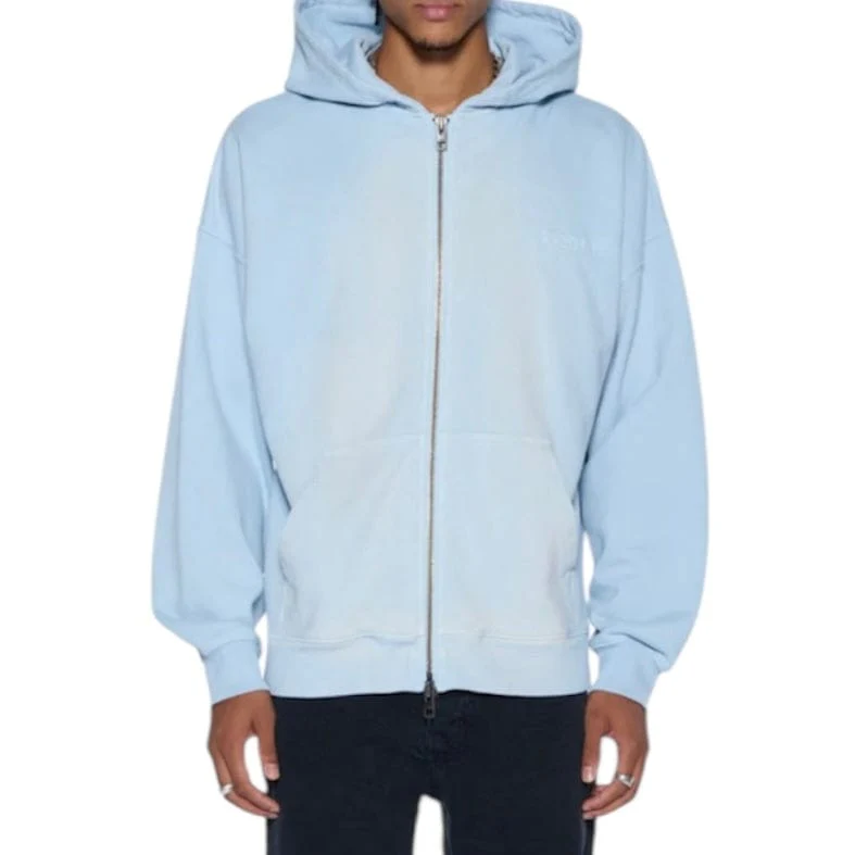 Ksubi Intruder Ekcess Zip Thru Hoodie (Ice Mist Blue) MPF25FL001