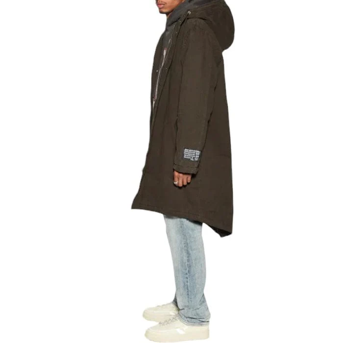 Ksubi Ranger Parka Jacket (Dark Khaki) MFA24JK004 - Image 2