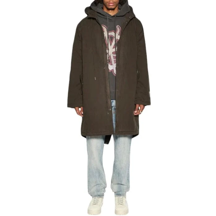 Ksubi Ranger Parka Jacket (Dark Khaki) MFA24JK004 - Image 3