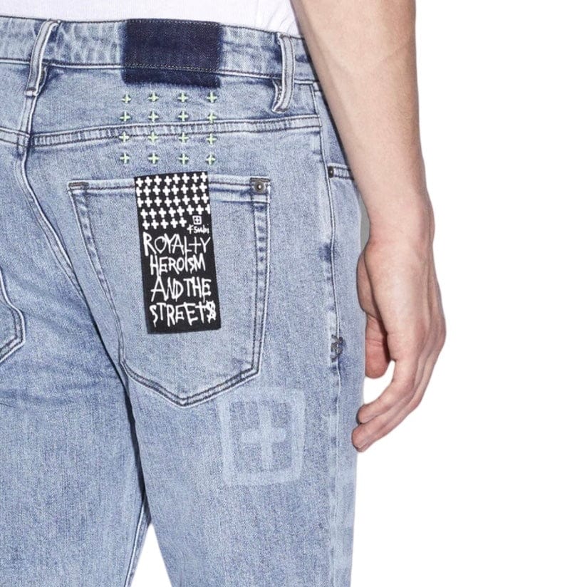 Ksubi Van Winkle Buzzed Denim (Indigo Buzzed) MPS24DJ039 - Image 4