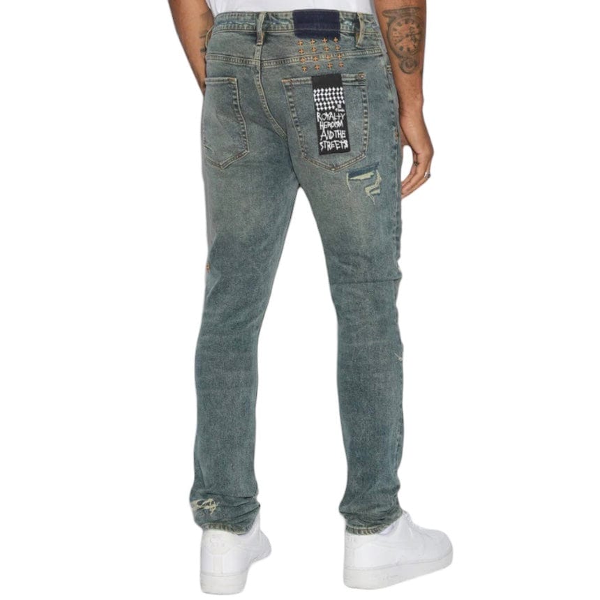 Ksubi Van Winkle Klassik Tinted Denim (Vintage Blue Wash) MPF24DJ007 - Image 3