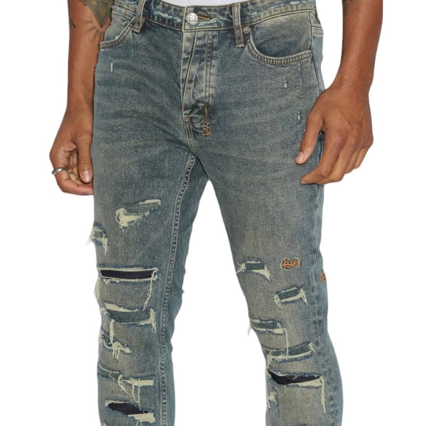 Ksubi Van Winkle Klassik Tinted Denim (Vintage Blue Wash) MPF24DJ007 - Image 4