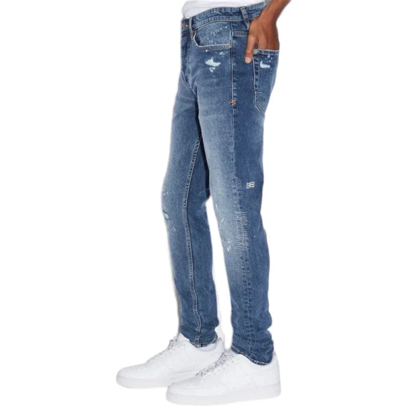 Ksubi Van Winkle Kulture Trashed Denim (Blue Stonewash) MSP24DJ009 - Image 2