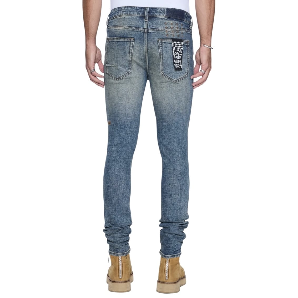 Ksubi Van Winkle Re-Up Denim Jean (Blue) MCO25DJ030 - Image 3