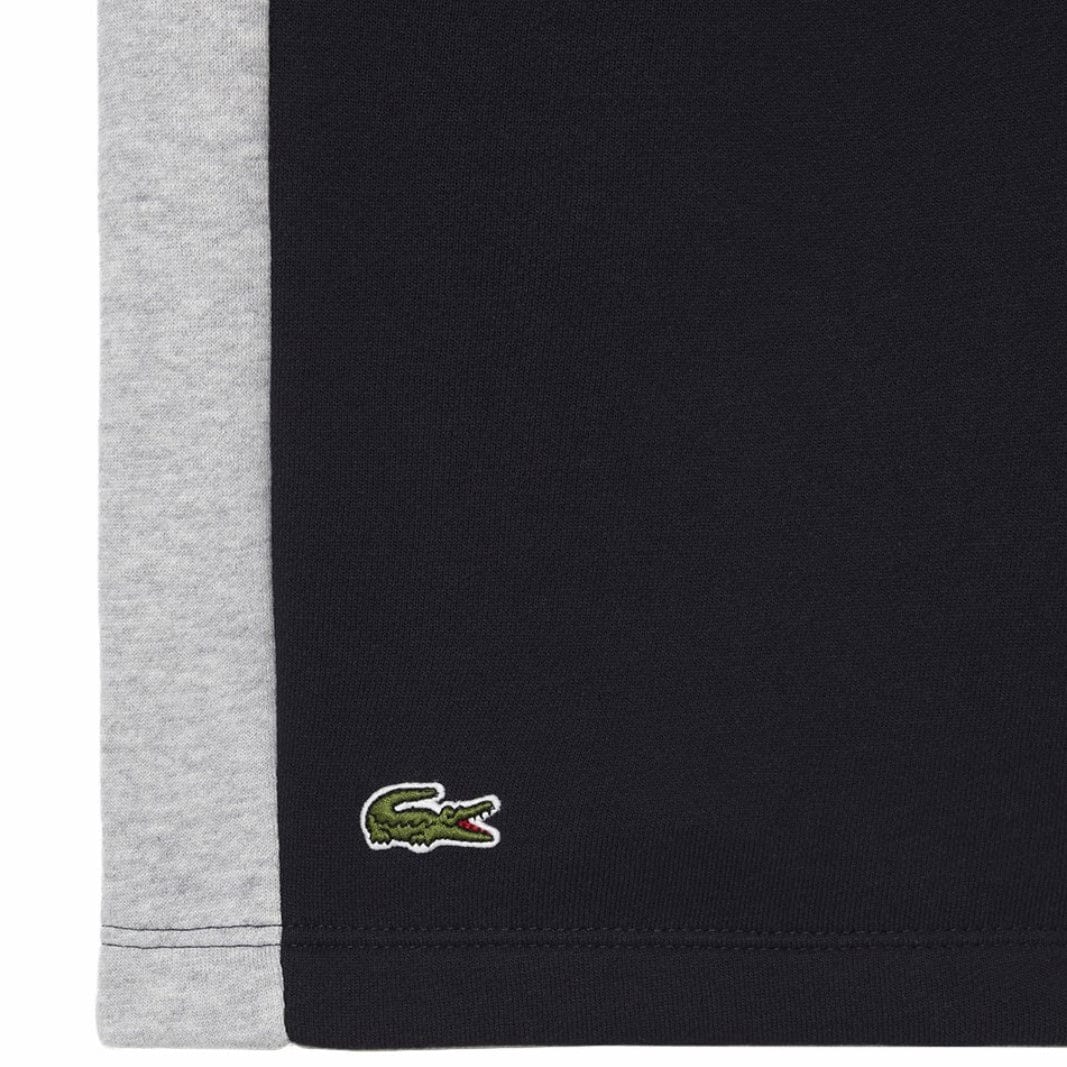 Lacoste Brushed Fleece Side Logo Short (Navy Blue/Grey Chine) GH8368-51 - Image 2