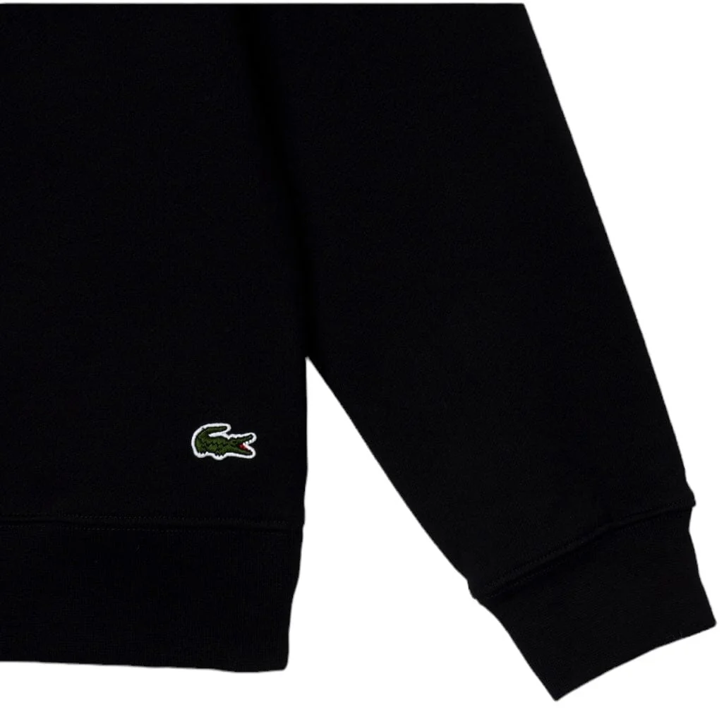 Lacoste Classic Fit Fleece Sweatshirt (Black) SH1281-51 - Image 3
