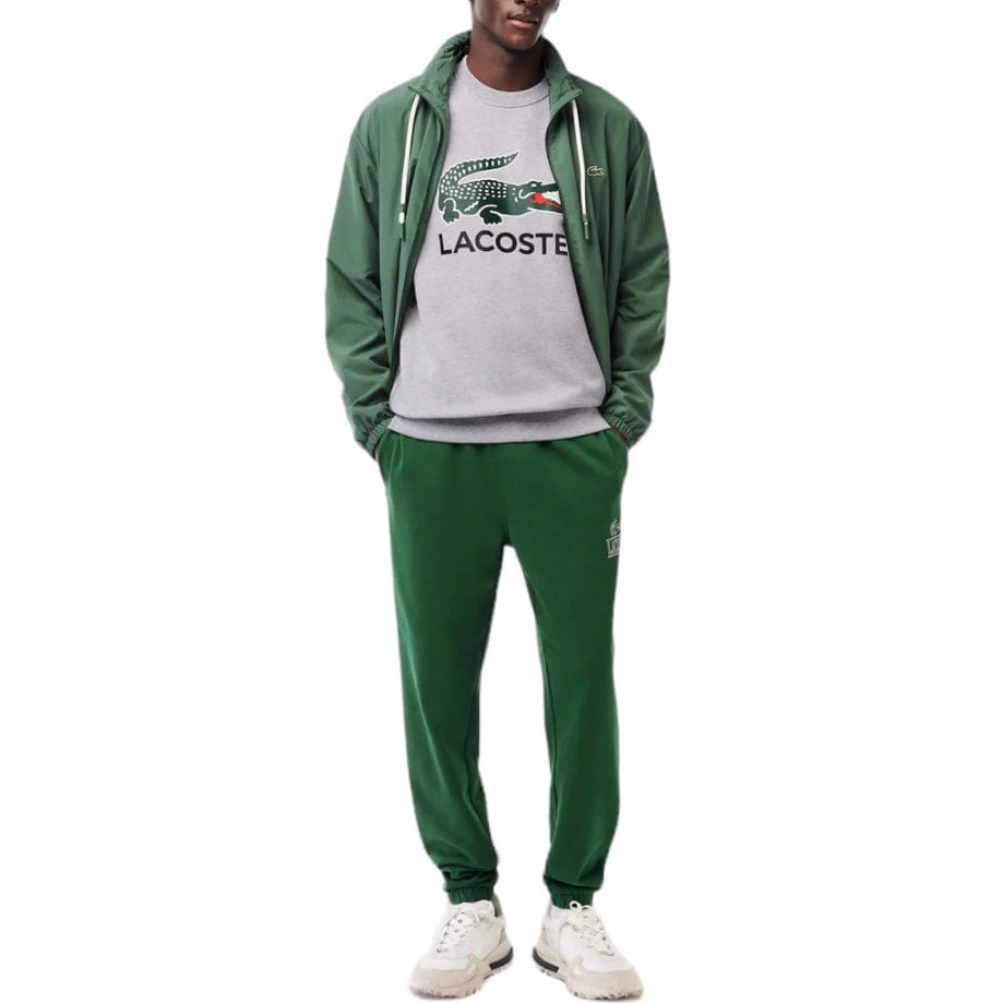 Lacoste Classic Fit Fleece Sweatshirt (Grey Chine) SH1281-51 - Image 7