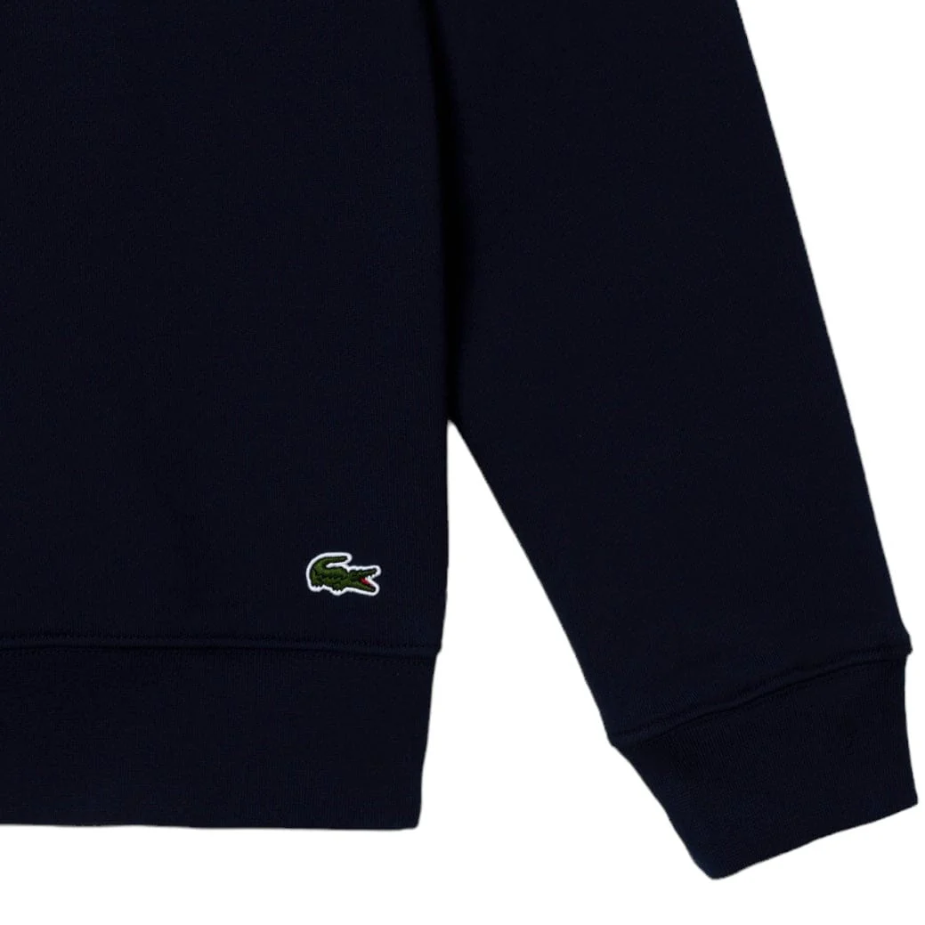 Lacoste Classic Fit Fleece Sweatshirt (Navy Blue) SH1281-51 - Image 3