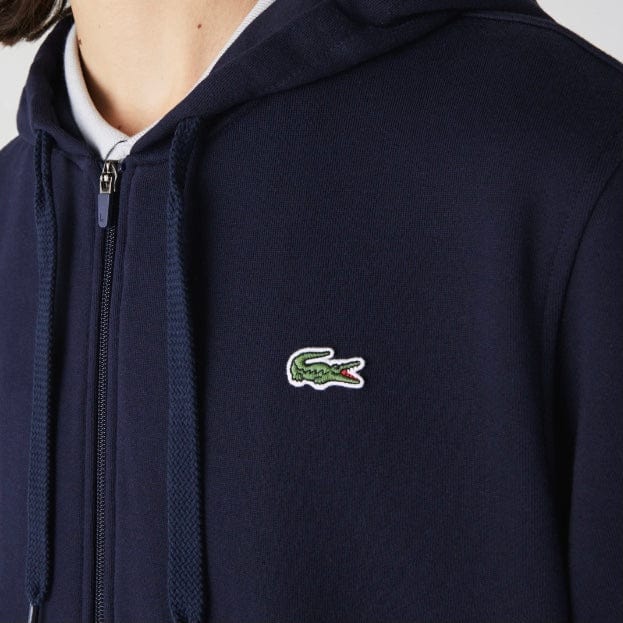 Lacoste Full Zip Hoodie (Navy) SH1551 - Image 2