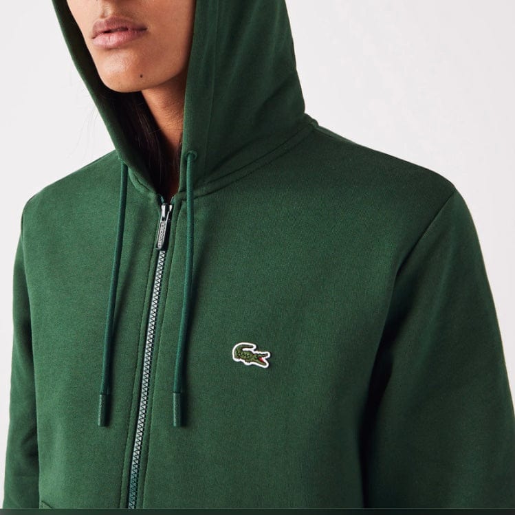 Lacoste Kangaroo Pocket Color-Blocked Hoodie (Green) SH9626-51 - Image 5