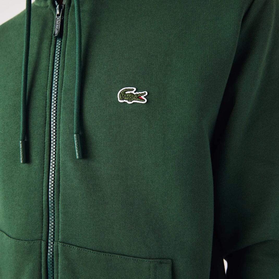 Lacoste Kangaroo Pocket Color-Blocked Hoodie (Green) SH9626-51 - Image 6