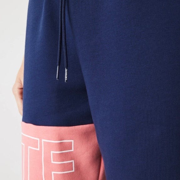 Lacoste Lettering Colourblock Shorts (Blue/Pink) GH0521 - Image 2